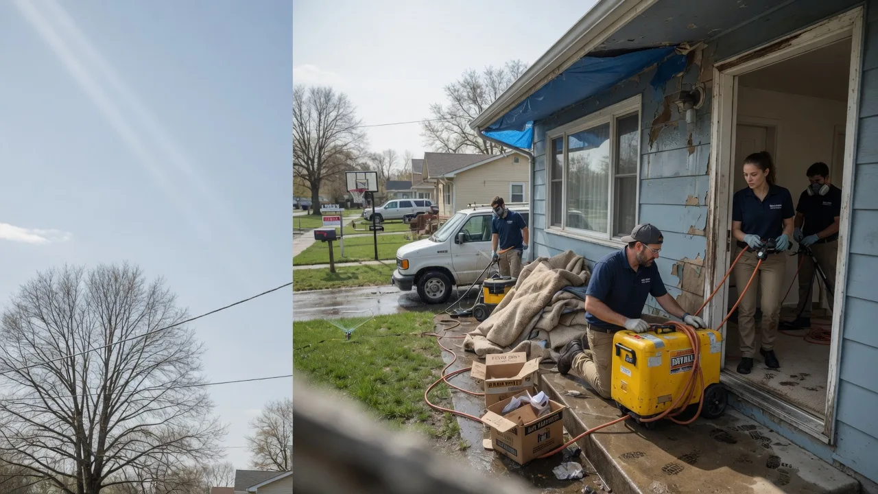 Basement Flood Cleanup in Prairie Du Rocher, IL near me